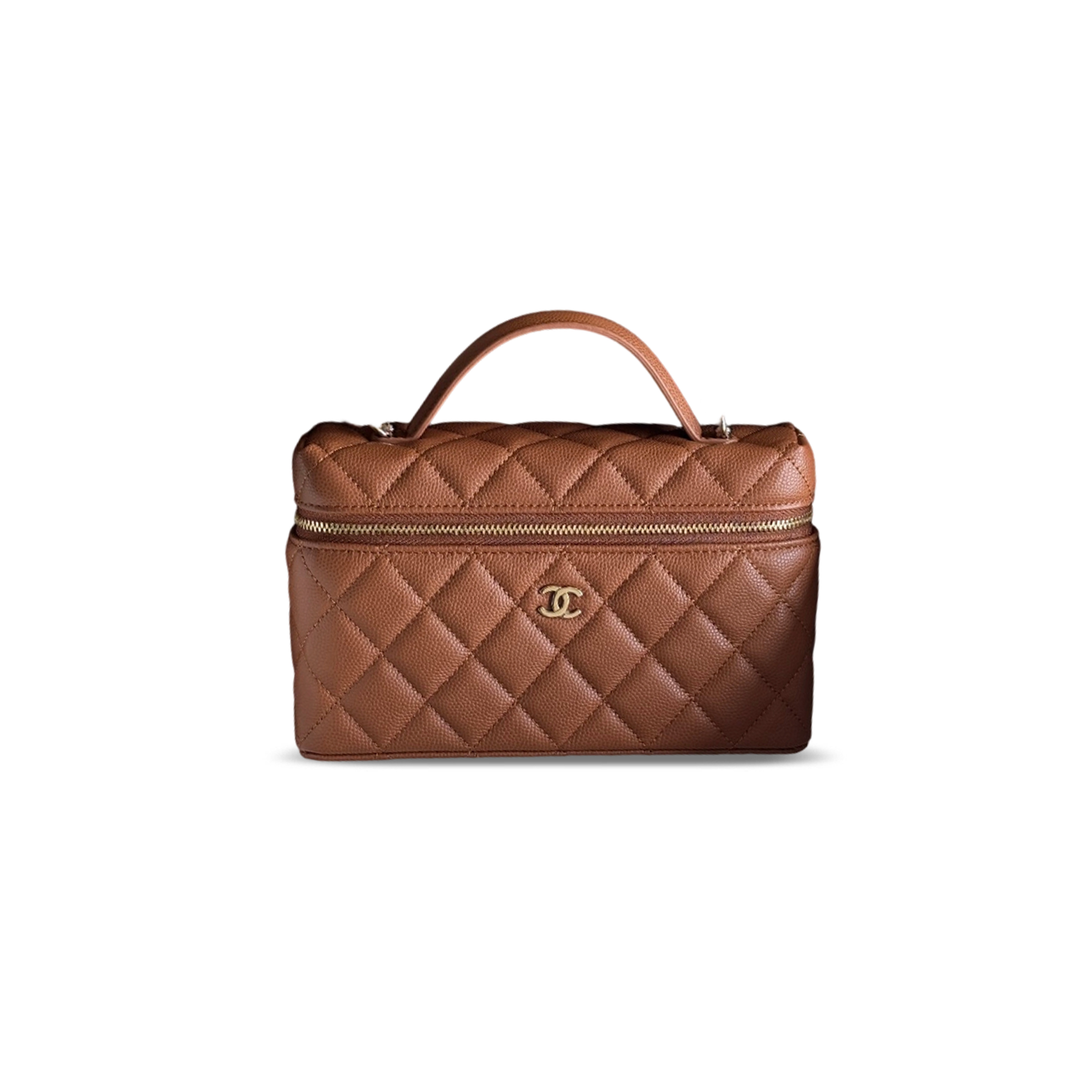 CHANEL MASTER CLASSIC VANITY WITH CHAIN (19.5*11.5*5cm)